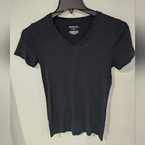Merona Classic Black Short Sleeve Tee